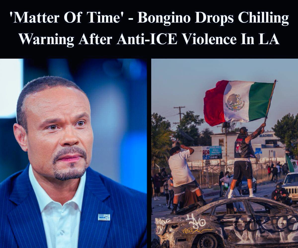 Dan Bongino Issues Stern Warning To LA Rioters Attacking ICE