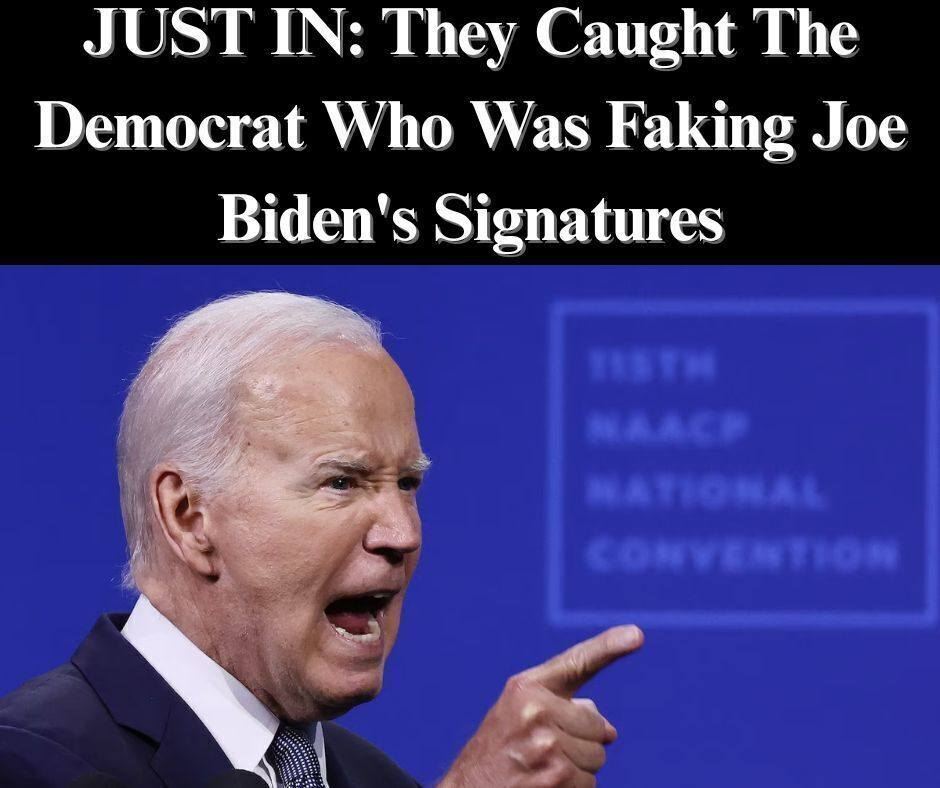 Republicans Expose The Democrat Who Was Faking Biden’s Signatures