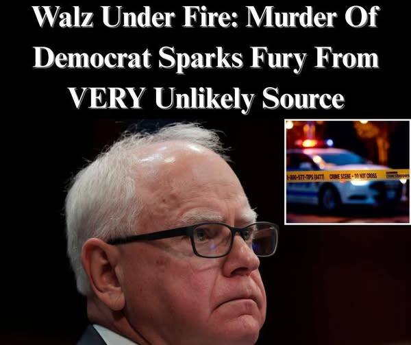 Ex-Minnesota Vikings Star Blames Walz For Shootings, Murder Of Dem Lawmakers
